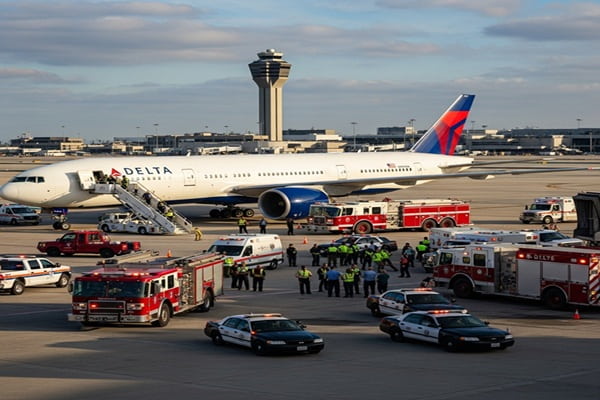Delta Flight DL275 Diverted to LAX: A Mid‑Air Emergency Response