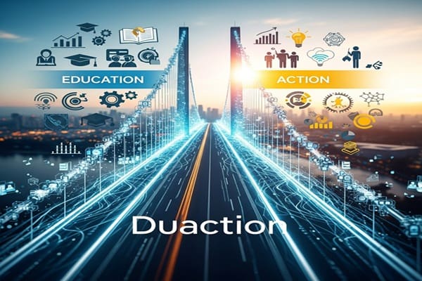 Duaction: Bridging Education and Action for a Smarter Future